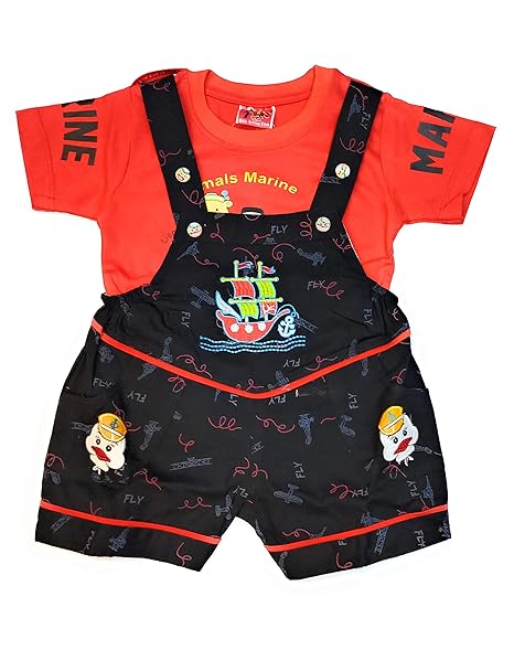 baby black dungarees