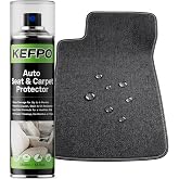 KEFPO Car Fabric Protector Spray: Waterproof &amp; Stain Repellent for Auto Seat Carpet Upholstery Floor Mats, Interior Shield Protection, 12.8 oz