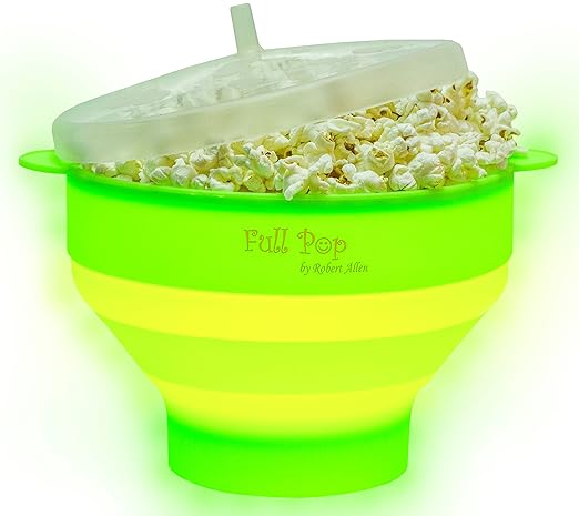 Completo Pop brilla en la oscuridad silicona palomitas de maiz ...