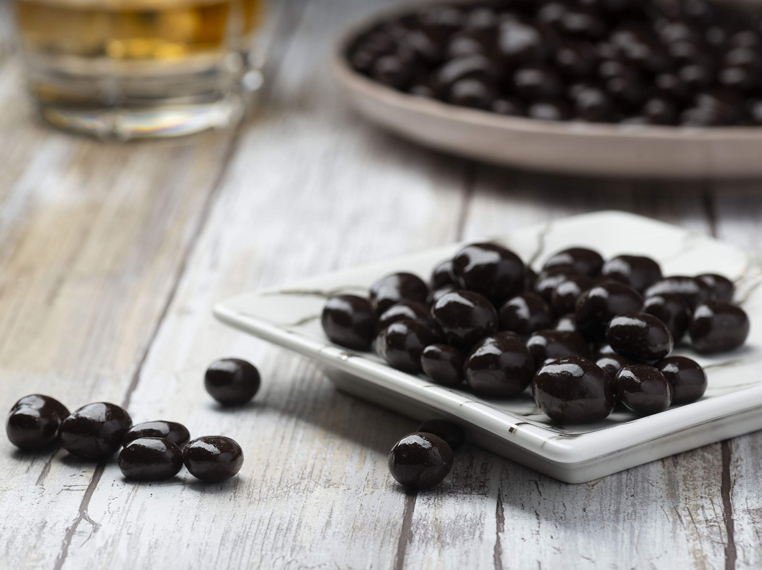 Premium Dark Chocolate Covered Espresso Coffee Beans Bitter, Sweet