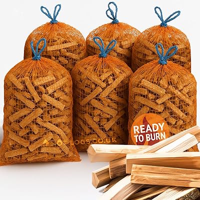 GardenCo 15kg Kiln Dried Kindling Wood Large Box Ready To Burn