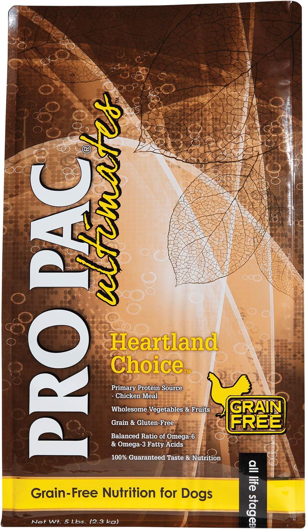 Pro Pac Ultimates Heartland Choice Grain Free Dry Dog Food, 5 Lb