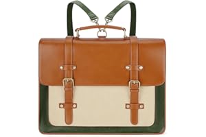 ECOSUSI Laptop Bag for Women Vegan Leather Messenger Bag Fashion Briefcase Computer Satchel Bag