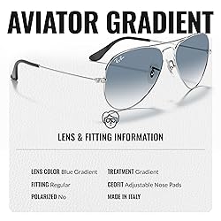 Ray-Ban RB3025 Classic Gradient Aviator Shape
