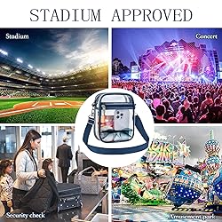 USPECLARE Clear Purse Stadium Transparent Messenger