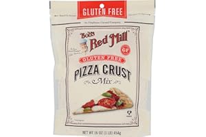 Bob's Red Mill Gluten Free Pizza Crust Mix, 16oz (Pack of 1)- Makes two 12" crusts per package, Kosher