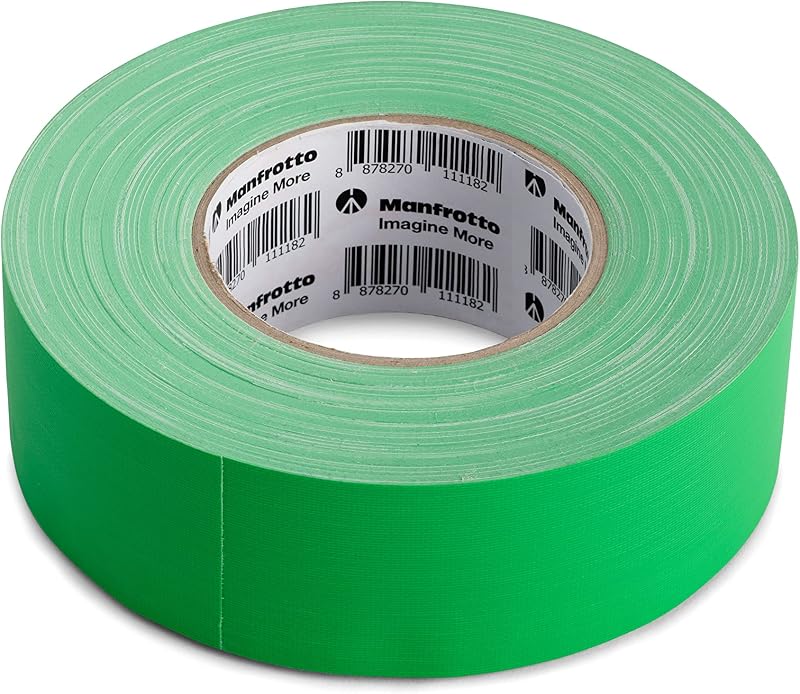 Manfrotto Chroma Key Green Gaffer Tape 50mm x 50m Premium Quality