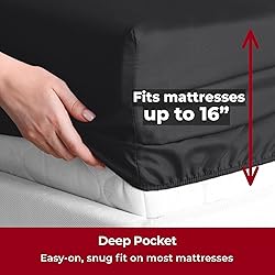 Mellanni Iconic Twin XL Sheet Set - 4-Piece Bed