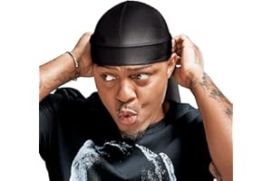 RED by Kiss Bow Wow Extreme Shine Silky Durag - Breathable, Long Tail Doo Rag for Maximum Wave Compression and Smooth Wide St