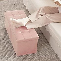 HAUSFRAU 31.5 Inches Ottoman with Storage