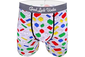 Good Luck Undies Men's Video Games, Board Games and Toys Boxer Brief Underwear