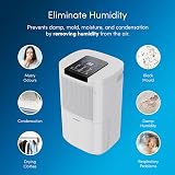 Emperial 12L Dehumidifier Digital Display Sleep Mode Laundry Drying Timer 24Hr view 9
