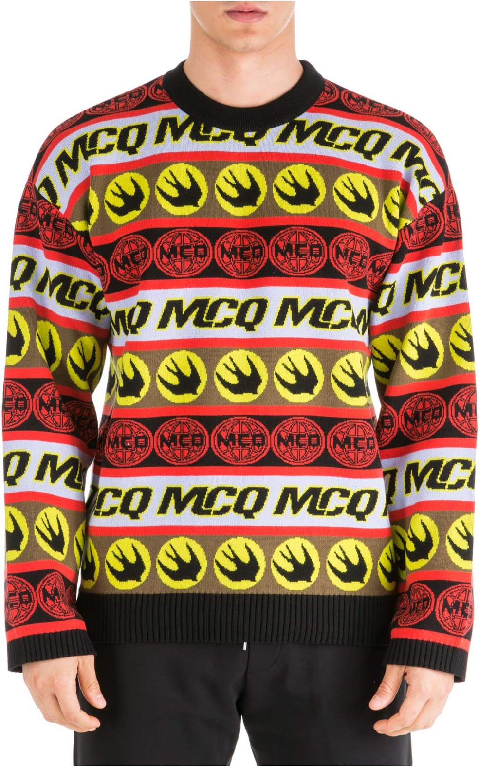 McQ Alexander McQueen Men Jumper Swallow Multicolor