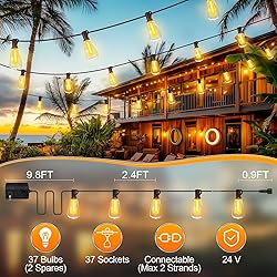 Outdoor String Led Patio Lights - 100Ft 30M Outside