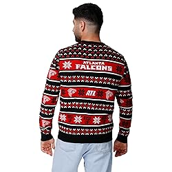FOCO Standard NFL Big Logo Ugly Sweater, Team Color