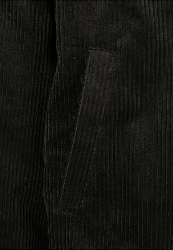 Corduroy Shirt Jacket Black XL