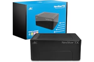Vantec NexStar TX Dual Bay USB 3.0 Hard Drive Dock (NST-D428S3-BK)