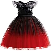 GetWish Girls Sequin Formal Dress Kids Fancy Sparkly Pageant Party Birthday Prom Princess Ball Gown Dresses for Girls