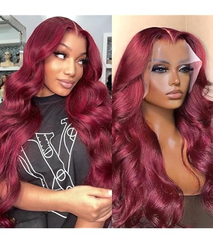 Amazon.com : Hoisali 28 Inch Body Wave Lace Front Wigs Human  display picture 1