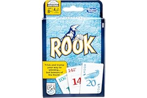 Hasbro Gaming Rook Card Game | Family Games for Kids, Teens, and Adults | 2 to 6 Players | Bidding and Trick-Taking Games | Fun Summer Activities | Vacation Travel Essentials | Ages 8+