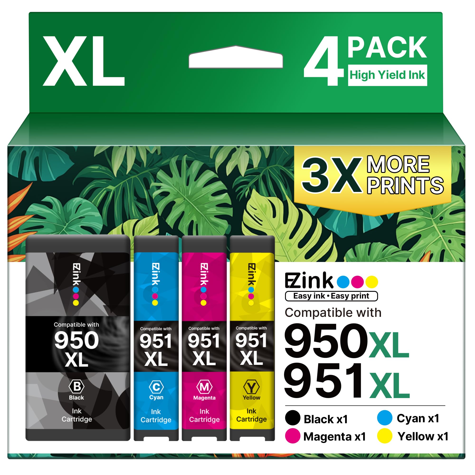 E-Z Ink 950XL and 951XL Ink Cartridges Combo Pack Compatible ...