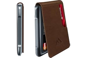 MURADIN Mens Wallet Tactical Bifold Wallets for Men Metal RFID Blocking Aluminum Money Cards Holder Gifts for Men