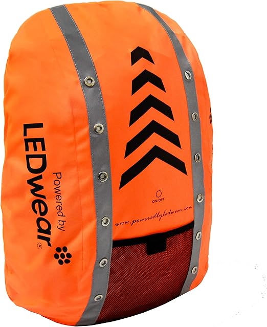 LED HIVIS BACKPACK COVER Waterproof Rainproof Water Resistant