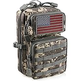 LIVANS Tactical Molle Utility Pouch, EDC Tool Pouch Tactical Phone Pouches Mini Waist Pouches Medical EDC IFAK Pack Mini Design of 3-Day Backpack