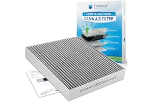 Femota Certified MERV 13 Cabin Air Filter with Activated Carbon, CF12772 for Ford Bronco/Bronco Sport 21-24, Escape 20-24, Explorer 20-24, Maverick 22-24; Lincoln Aviator 20-24, Corsair 20-24