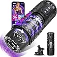 Automatic Male Masturbator Sex Toys for Men - EINSEO Adult Male Sex Toys Penis Pump with 7 Thrusting & Rotating Modes, Pocket