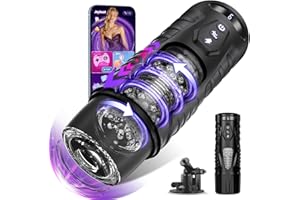 Automatic Male Masturbator Sex Toys for Men - EINSEO Adult Male Sex Toys Penis Pump with 7 Thrusting & Rotating Modes, Pocket