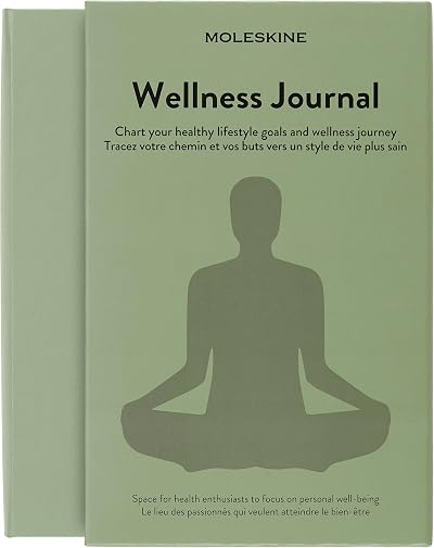 Moleskine Wellness Journal Theme Notebook Hardcover 400 Pages 13 x 21 cm
