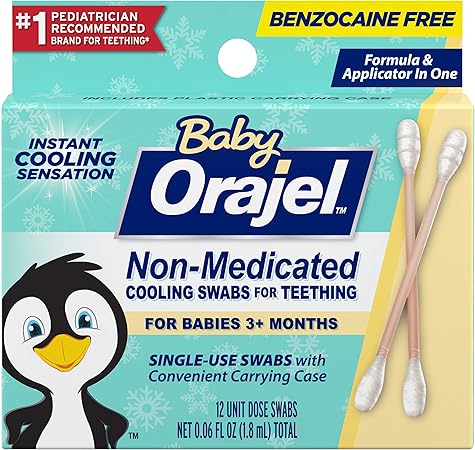baby orajel teething swabs