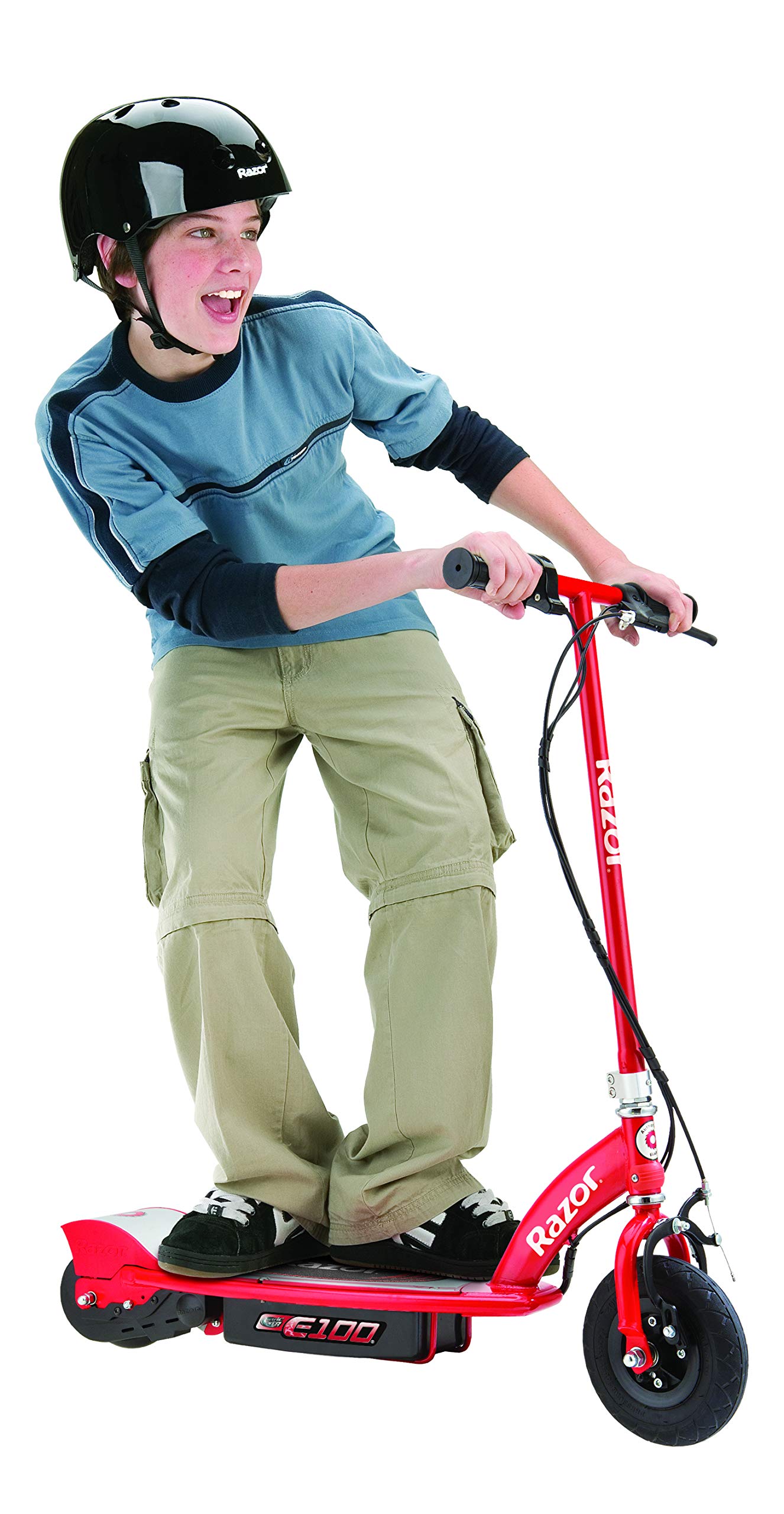 Razor E100 Electric Scooter for Kids Ages 8+ - 8