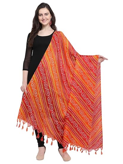 KANCHNAR Womens Bhagalpuri Silk Dupatta