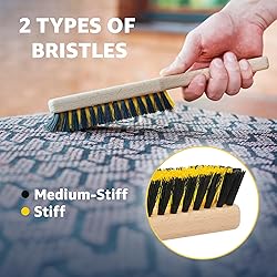 Carpet Cleaning Brush, Scrub Brush with Handle for