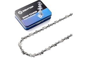 ZENTOP Carbide Chainsaw Chain 16 Inch, 050" Gauge, 3/8" LP Pitch, 55 Drive Links. Fits Stihl, McCulloch, Troy-Bilt and More. 1 Pack