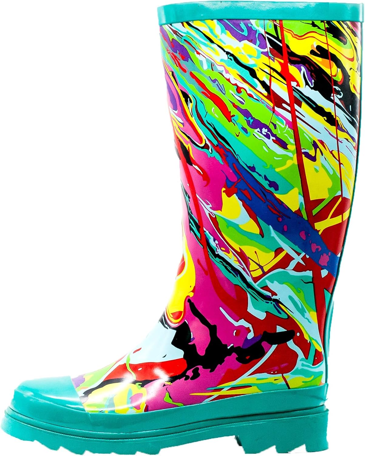 woman within rain boots
