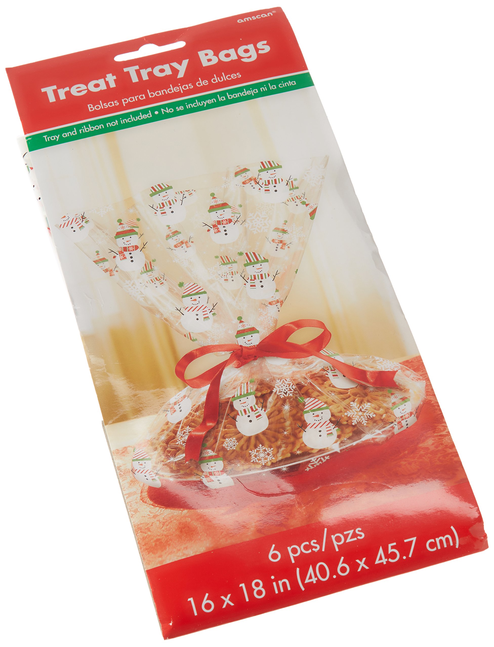 Christmas House Cellophane Cookie Tray Bags, 3ct. Packs