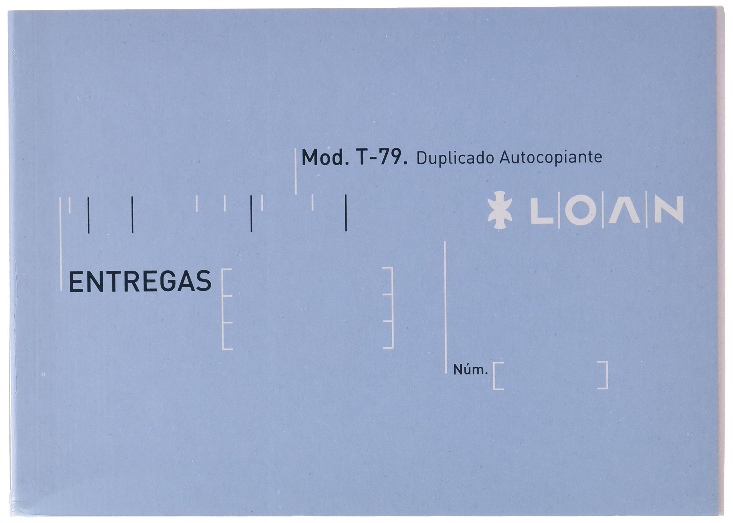 Loan T79 Pack of 10 Receipt Books (Product in Spanish Language)