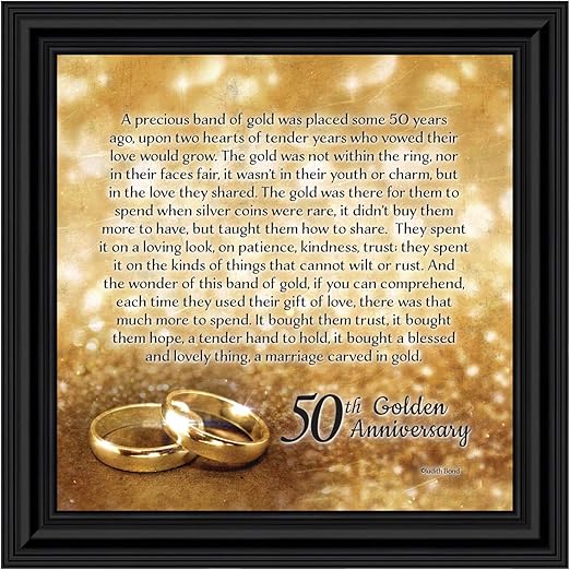 50th wedding anniversary gifts for wife