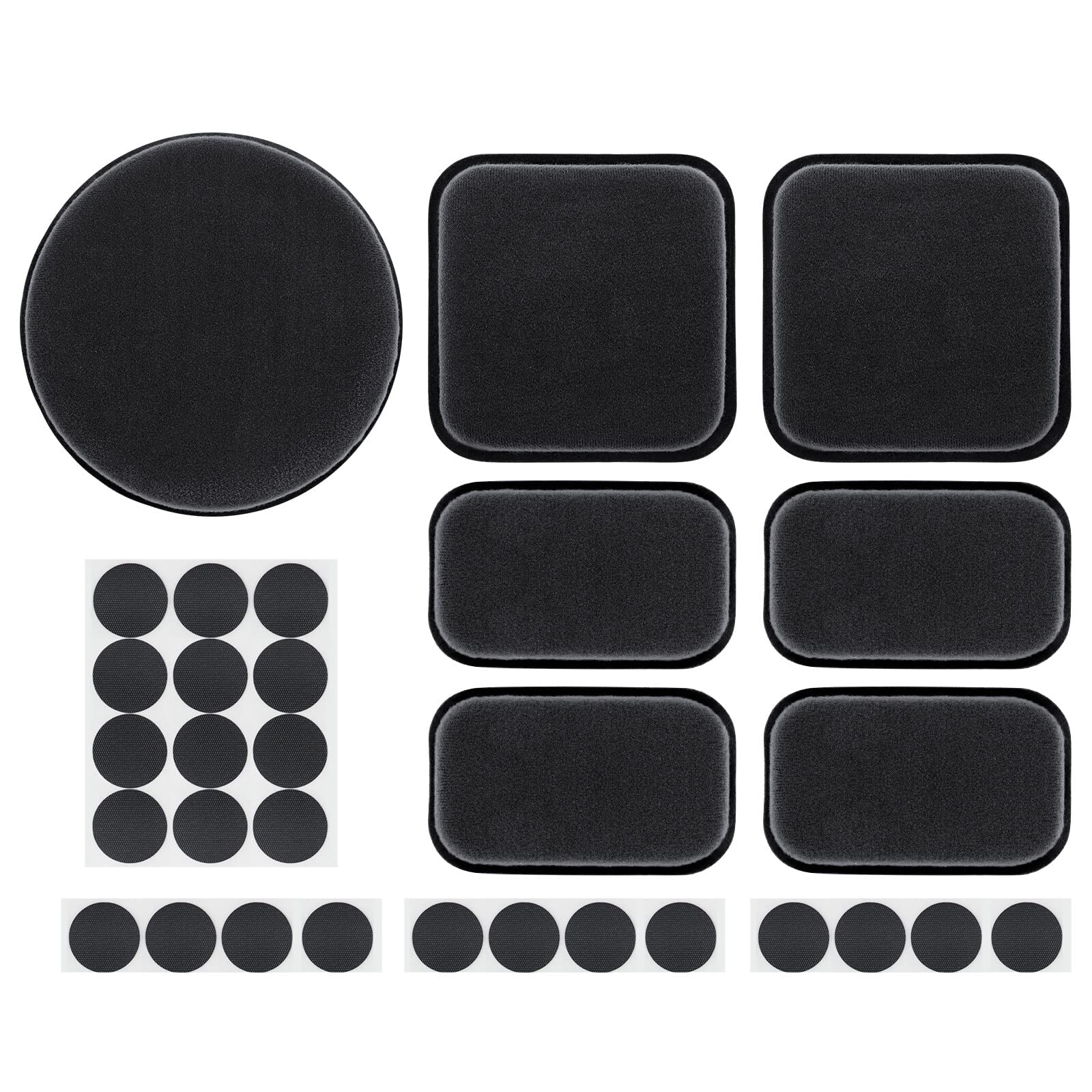 Yzpacc Universal Helmet Padding Inserts Replacement For Football Softball Motorcycle Batting Helmet - Upgraded Thicker Foam Models, black