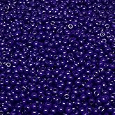 Czech 8/0 Glass Seed Beads 20 Grams 800 Pcs (Purple)