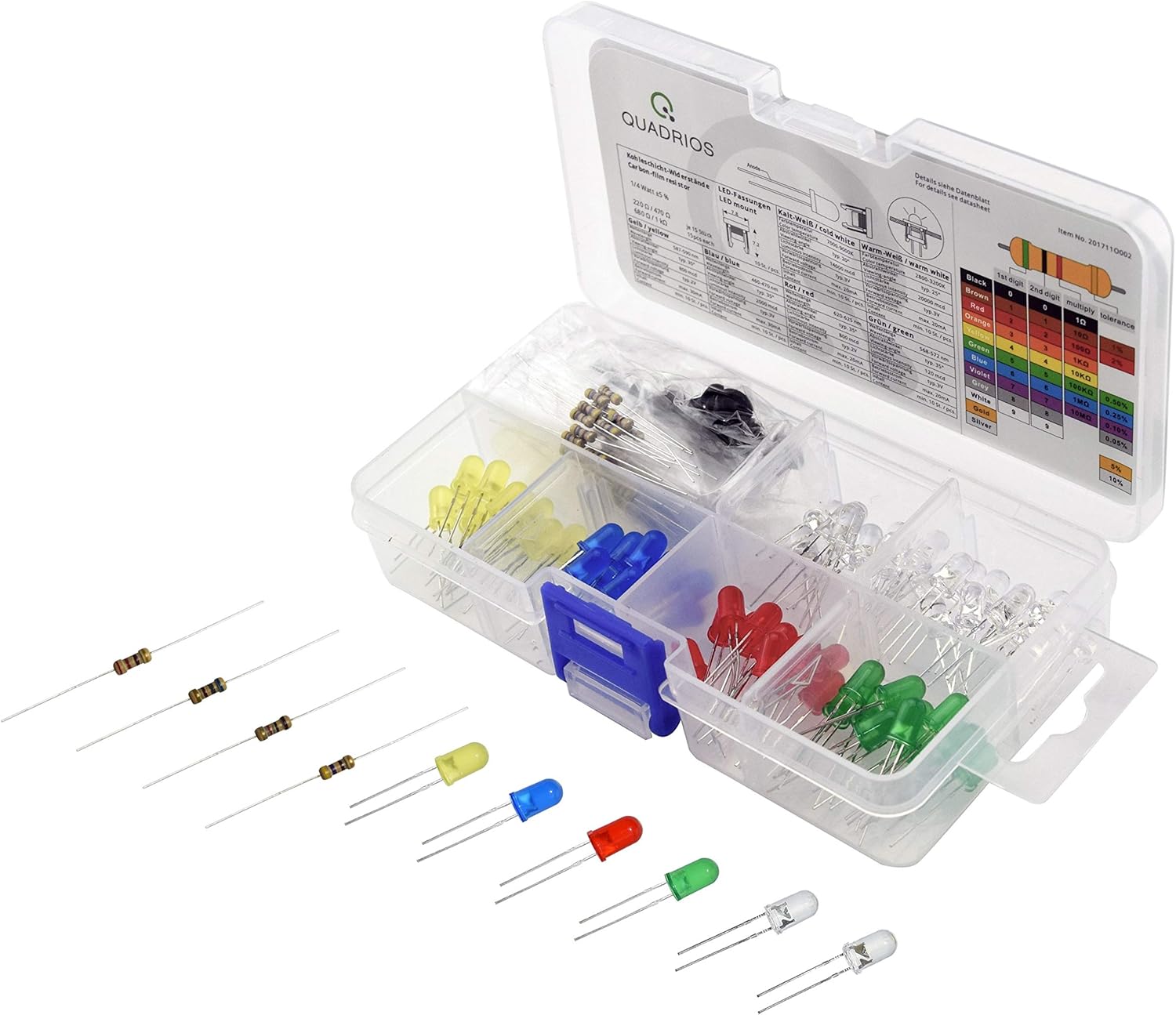 Micro Led 25 Stück LED 1,8 Mm Axial Superhell Weiß – Miniatur-Leuchtdioden Für Elektronikprojekte Playmobil Beleuchtungsset