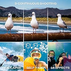 Underwater Camera, UHD 4K 48MP Autofocus Waterproof