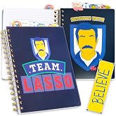 Ted Lasso Journal Set - Bundle with Notebook with Tab Dividers and Bookmark for Kids, Teens, and Adults | Ted Lasso Journal Notebook