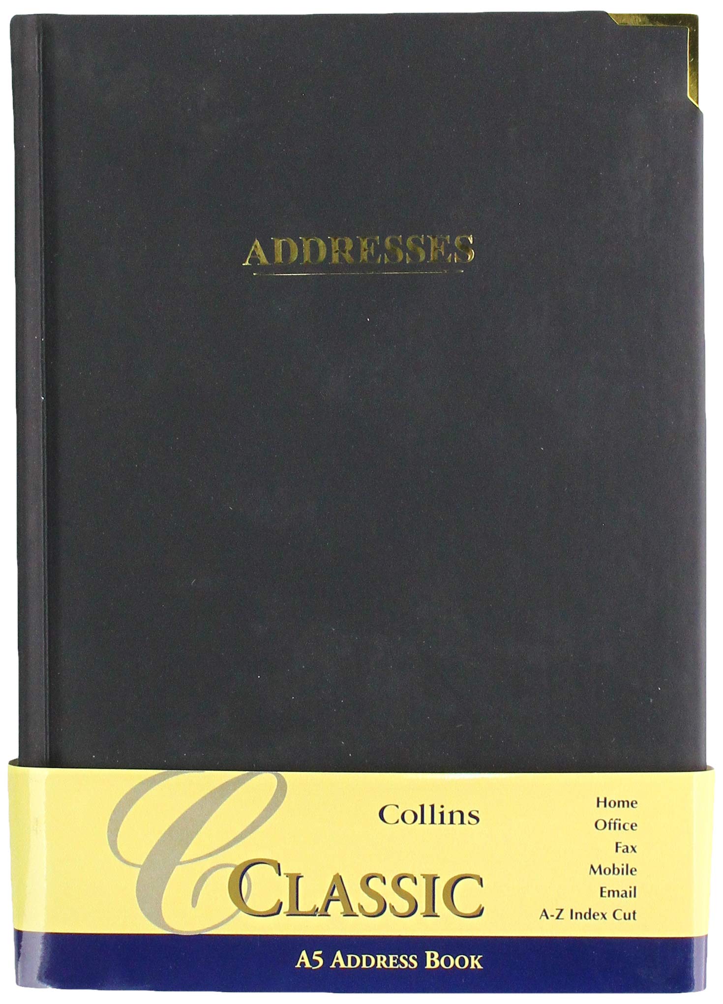 Collins 9000V Classic A5 Telephone and Address Book Black
