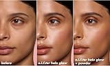 e.l.f. Halo Glow Powder Filter Medium Warm Finishing Powder with Velour Puff view 6