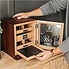 CASE ELEGANCE Luca Humidor Cabinet Stores 80-100, Cigar Humidor Box ...
