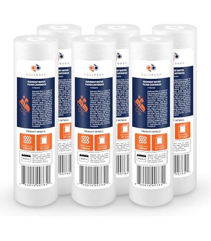 CFS Neo-Pure Sedimentfilter – 5 Mikron, Kompatibel Mit MB-25098–05, 4er Pack, Polypropylen, Für Sauberes Trinkwasser
